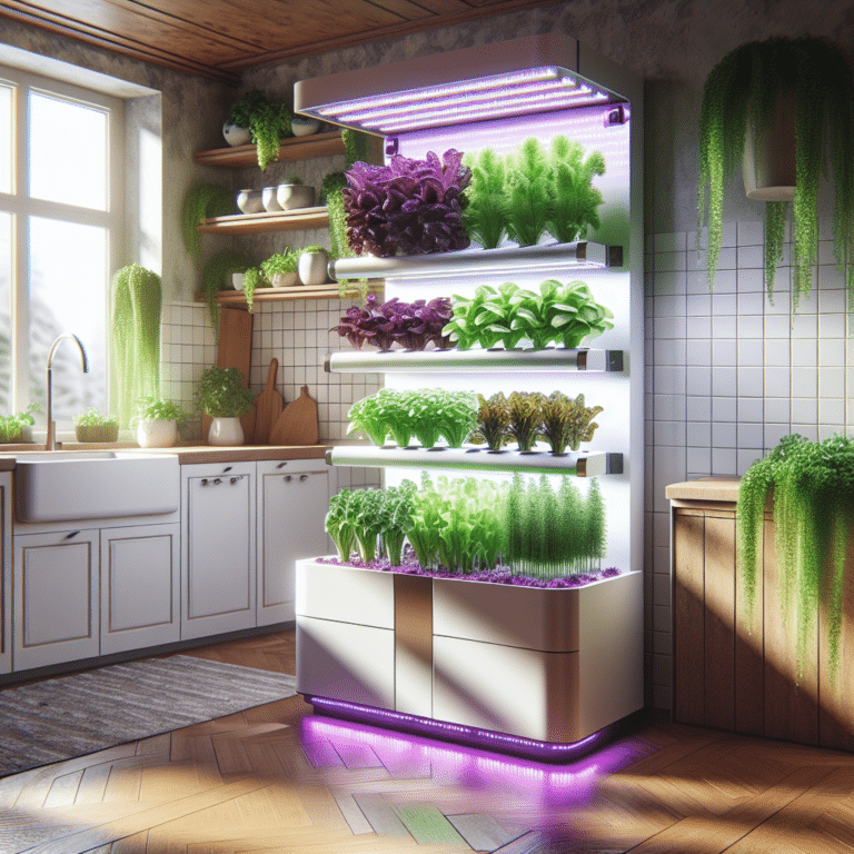 Indoor Hydroponic Garden for Small Kitchens