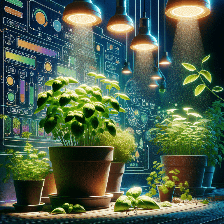 LED Lighting for Indoor Herbs