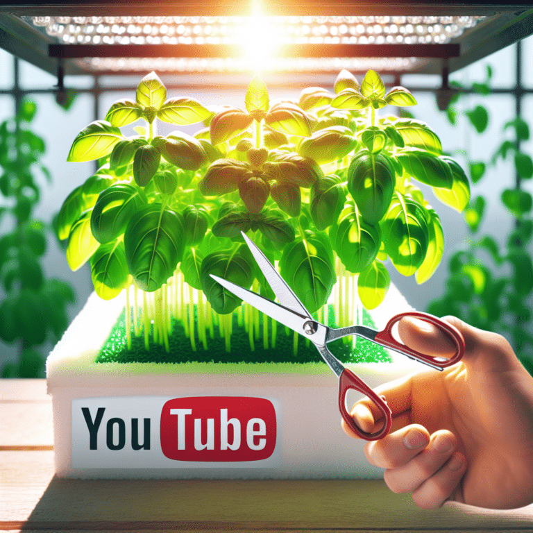  "How to Grow and Harvest Hydroponic Basil