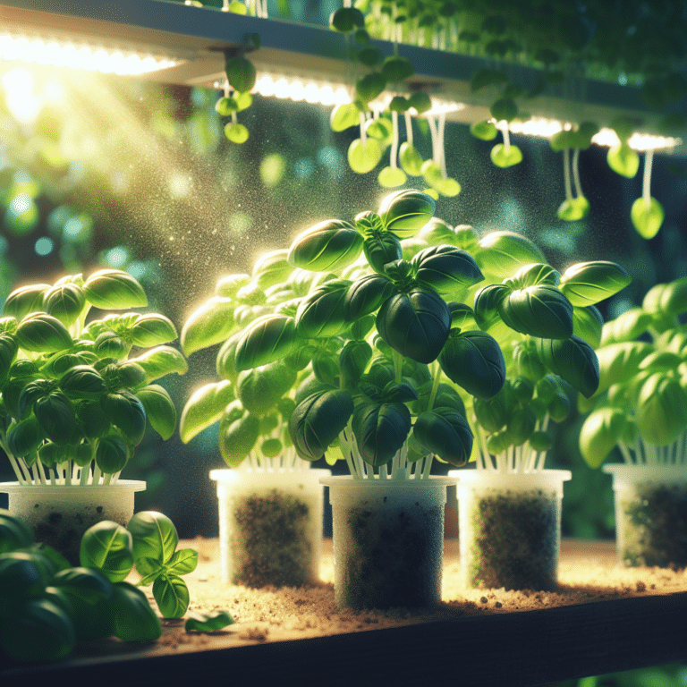  "Hydroponic Herb Gardening: Focusing on Basil