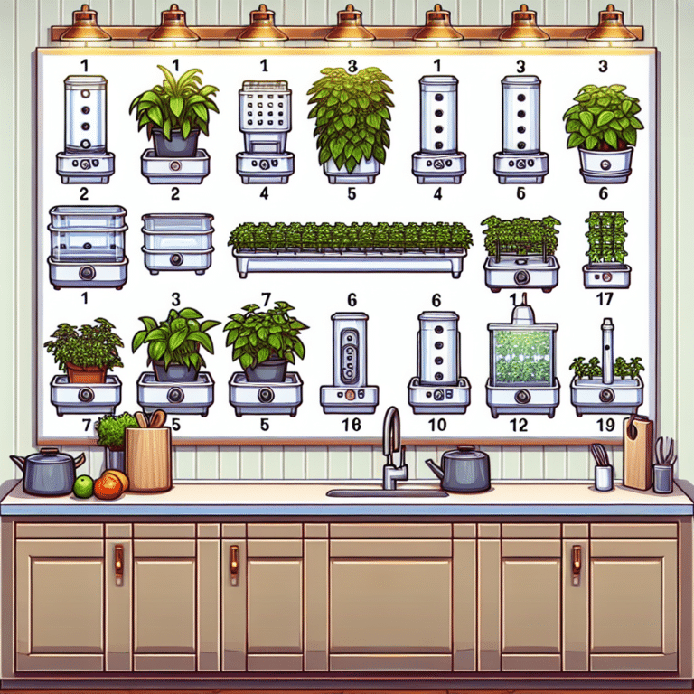 Top 10 Countertop Hydroponic Systems for Your Home