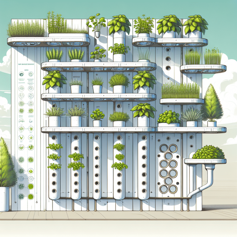 Vertical Hydroponic Herb Gardens