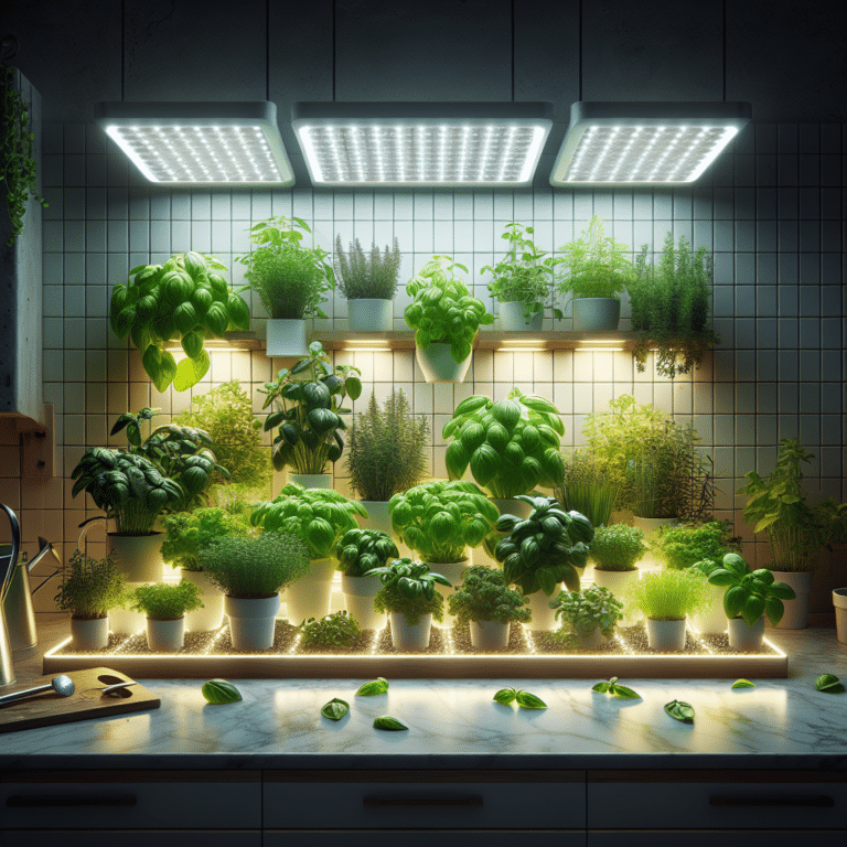 Small LED Panels for Countertop Gardens