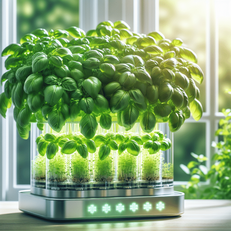  "Hydroponic Herb Gardening: Focusing on Basil