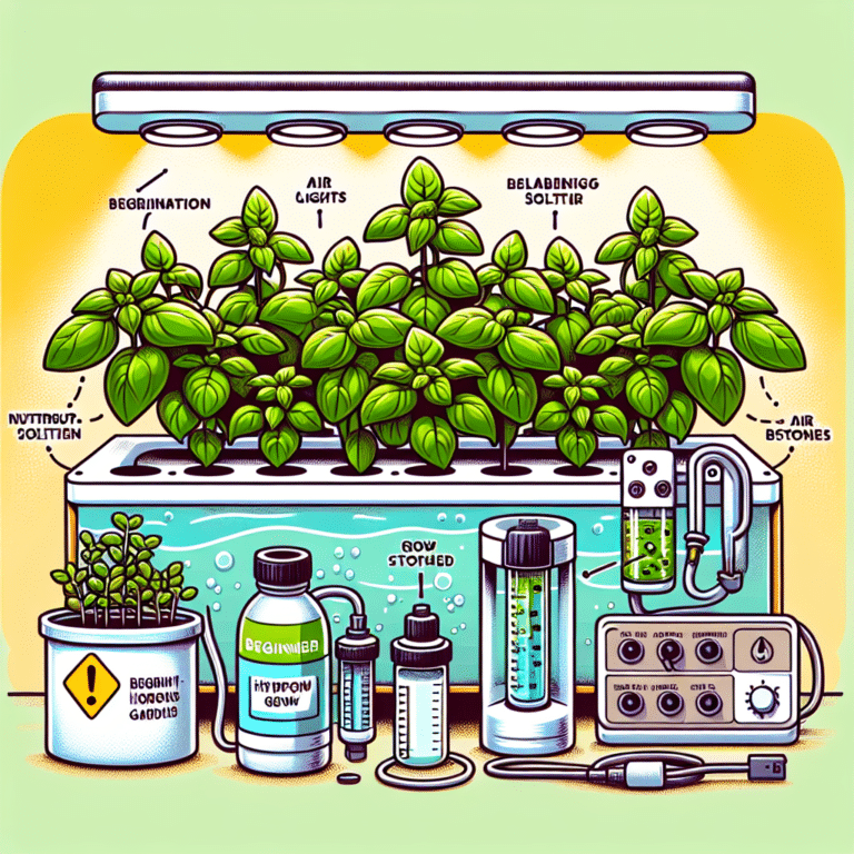  "Basil Growing Tips for Hydroponic Beginners