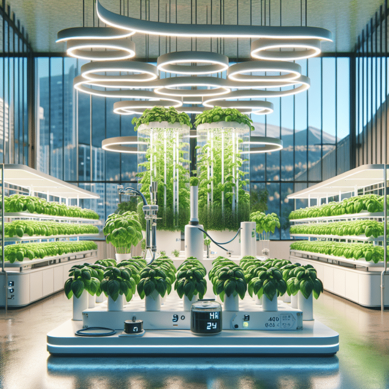  "Indoor Hydroponic Systems for Mediterranean Herbs like Basil