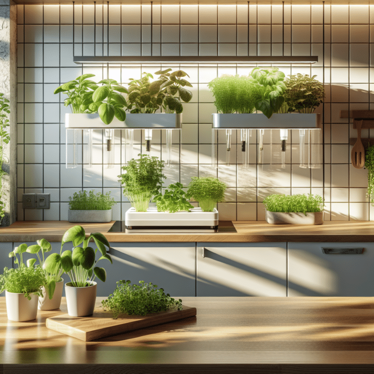 Elevating Indoor Gardening with Countertop Hydroponic Systems