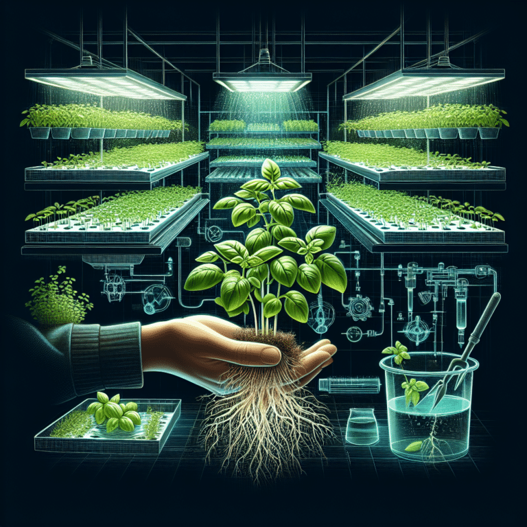  "How to Grow and Harvest Hydroponic Basil