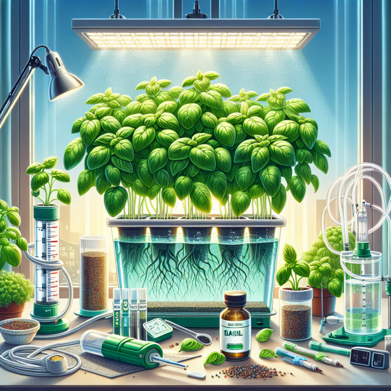  "Easy Hydroponics: Your Guide to Basil